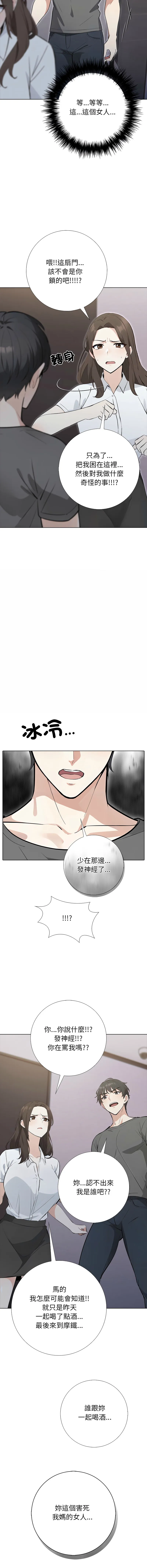 与爸爸的情妇共处一室 第1话